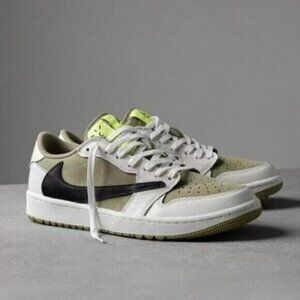 Jordan 1 Retro Low Golf Travis Scott Neutral Olive